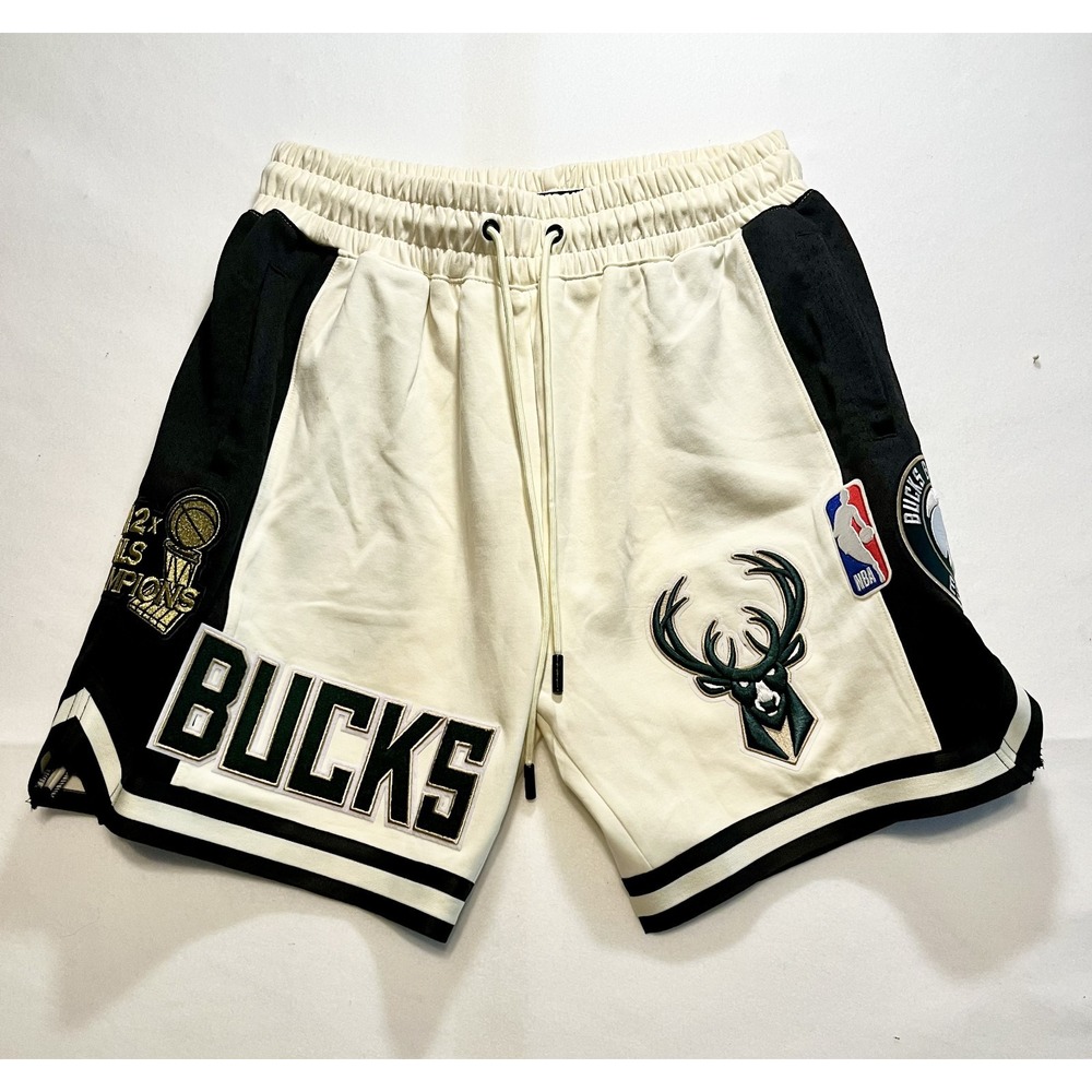 Milwaukee Bucks 2x Finals Champ Pro NBA Finals Championship Shorts Size L NWT